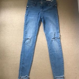 Distressed BlankNYC light wash Jeans